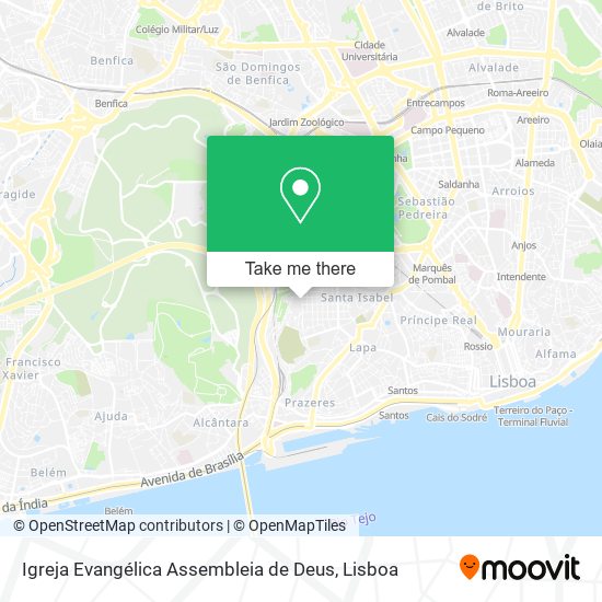 Igreja Evangélica Assembleia de Deus map