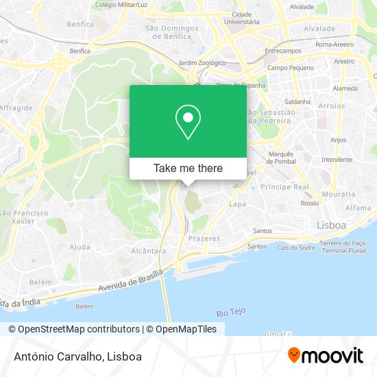 António Carvalho mapa