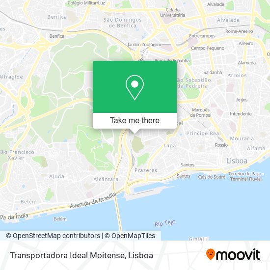 Transportadora Ideal Moitense map