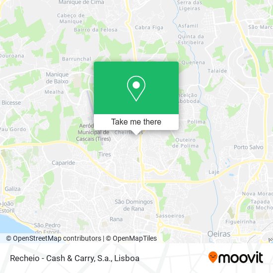Recheio - Cash & Carry, S.a. map