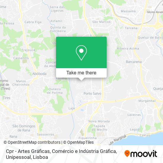 Cpr - Artes Gráficas, Comércio e Indústria Gráfica, Unipessoal map