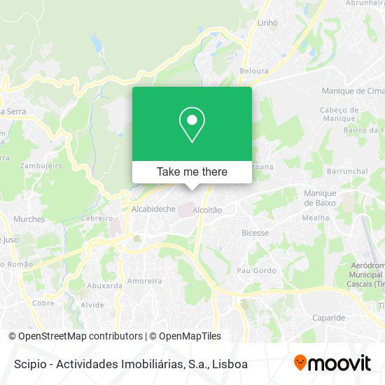 Scipio - Actividades Imobiliárias, S.a. map