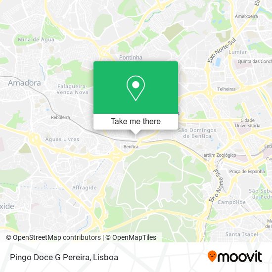 Pingo Doce G Pereira mapa