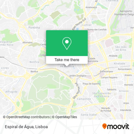 Espiral de Água mapa
