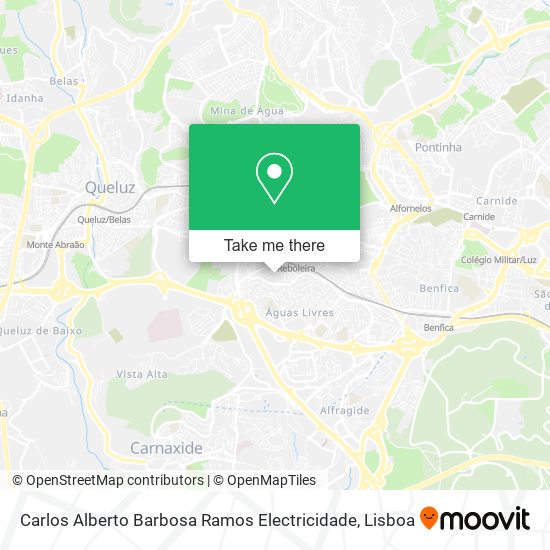 Carlos Alberto Barbosa Ramos Electricidade mapa