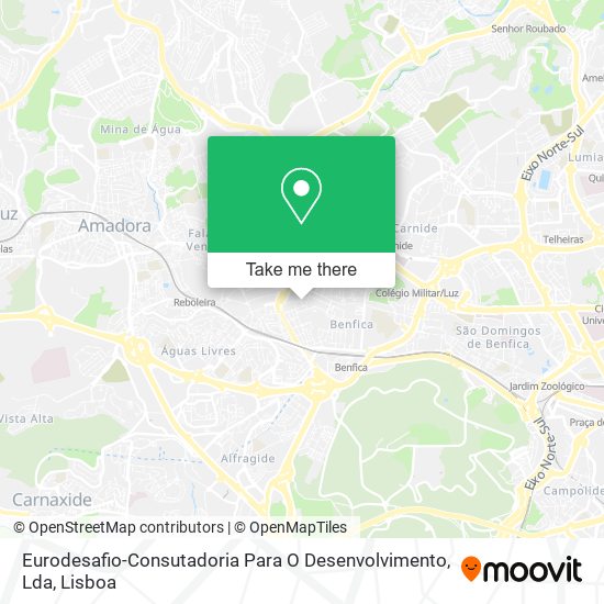 Eurodesafio-Consutadoria Para O Desenvolvimento, Lda mapa