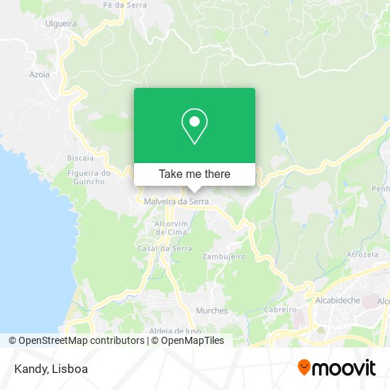 Kandy mapa