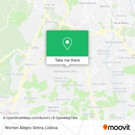 Worten Alegro Sintra map