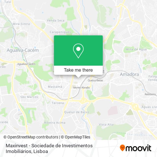 Maxinvest - Sociedade de Investimentos Imobiliários map