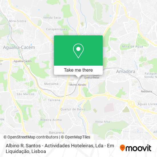 Albino R. Santos - Actividades Hoteleiras, Lda - Em Liquidação mapa