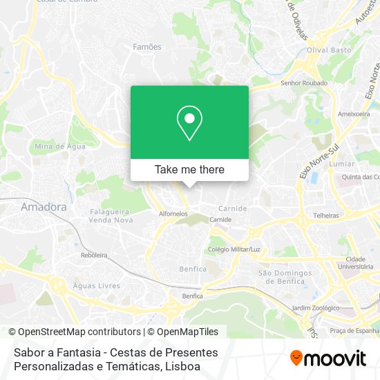 Sabor a Fantasia - Cestas de Presentes Personalizadas e Temáticas map