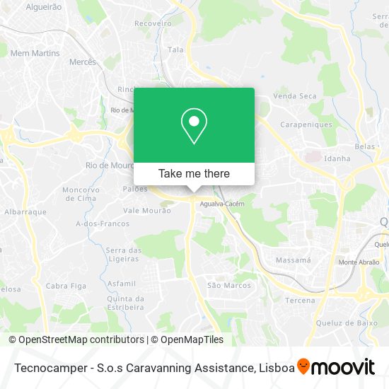 Tecnocamper - S.o.s Caravanning Assistance mapa