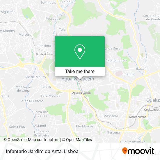 Infantario Jardim da Anta map