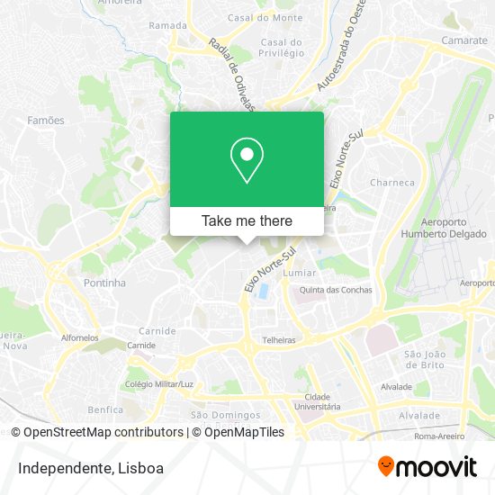 Independente mapa