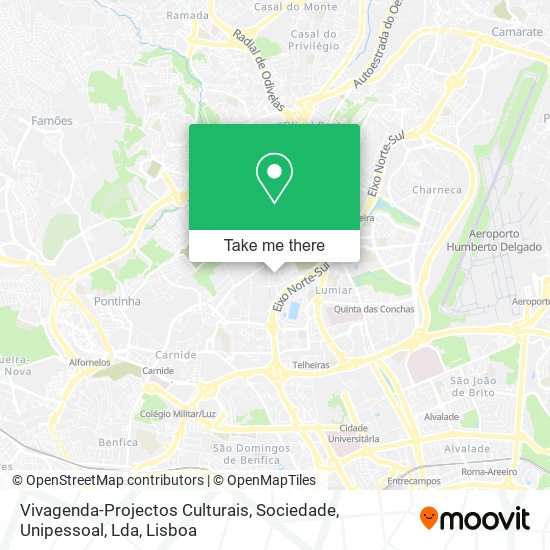 Vivagenda-Projectos Culturais, Sociedade, Unipessoal, Lda map