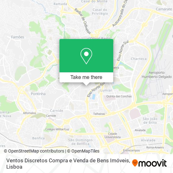 Ventos Discretos Compra e Venda de Bens Imóveis map