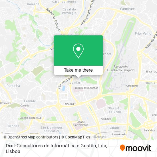 Dixit-Consultores de Informática e Gestão, Lda map