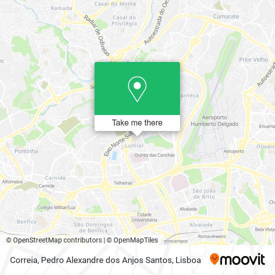 Correia, Pedro Alexandre dos Anjos Santos map