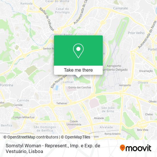 Somstyl Woman - Represent., Imp. e Exp. de Vestuário map
