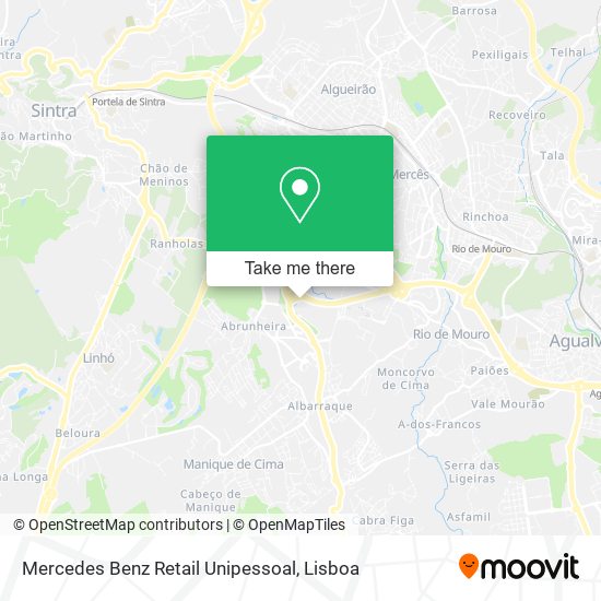 Mercedes Benz Retail Unipessoal map