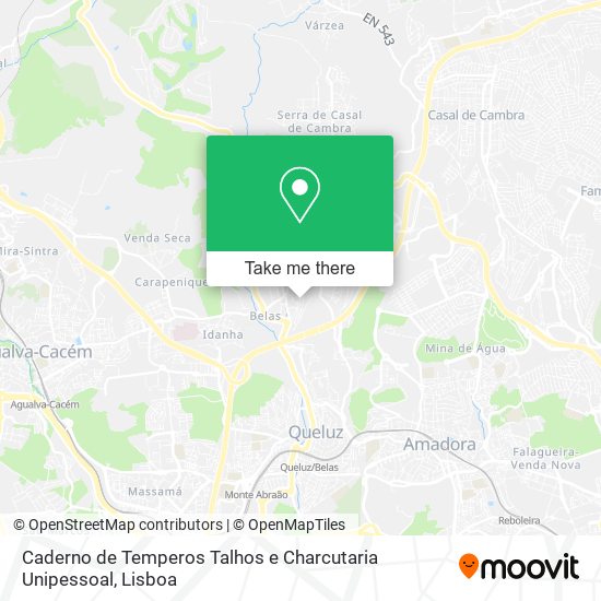 Caderno de Temperos Talhos e Charcutaria Unipessoal mapa