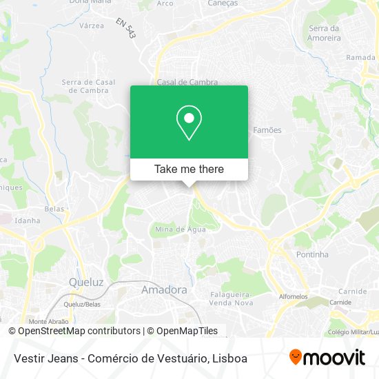 Vestir Jeans - Comércio de Vestuário map