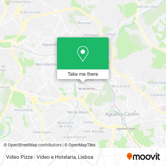 Video Pizza - Video e Hotelaria map