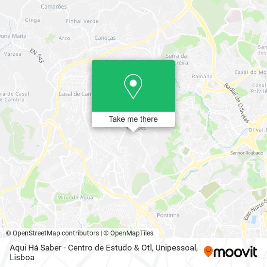 Aqui Há Saber - Centro de Estudo & Otl, Unipessoal mapa