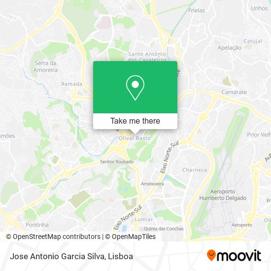 Jose Antonio Garcia Silva map