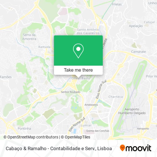 Cabaço & Ramalho - Contabilidade e Serv. map