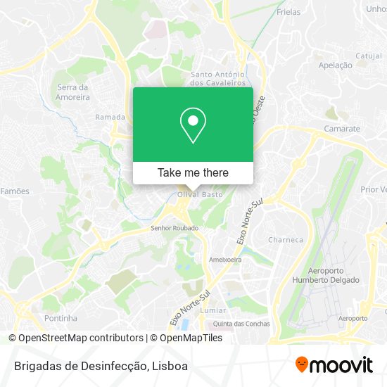 Brigadas de Desinfecção mapa