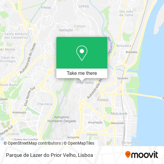 Parque de Lazer do Prior Velho map