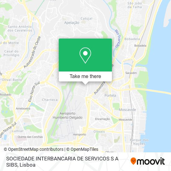 SOCIEDADE INTERBANCARIA DE SERVICOS S A SIBS mapa