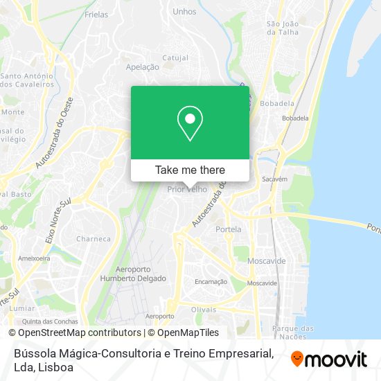 Bússola Mágica-Consultoria e Treino Empresarial, Lda mapa