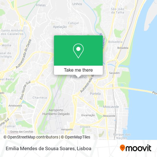 Emilia Mendes de Sousa Soares map