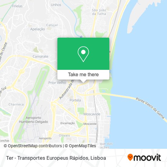 Ter - Transportes Europeus Rápidos map