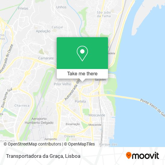 Transportadora da Graça map