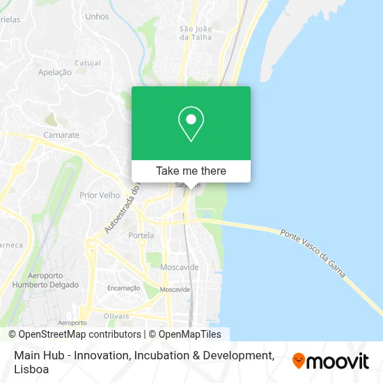 Main Hub - Innovation, Incubation & Development map