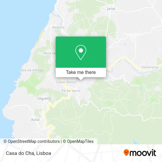 Casa do Cha map