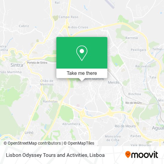 Lisbon Odyssey Tours and Activities mapa
