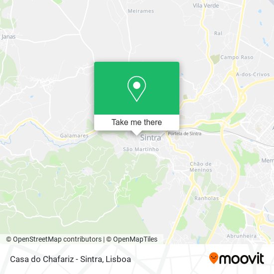 Casa do Chafariz - Sintra map