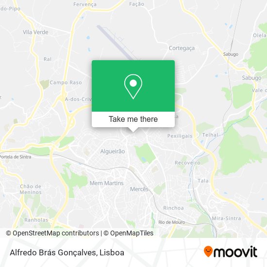 Alfredo Brás Gonçalves map
