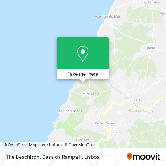 The Beachfront Casa da Rampa II map