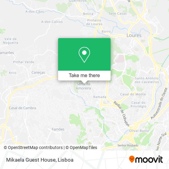 Mikaela Guest House map