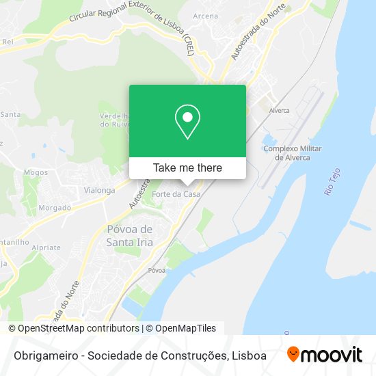 Obrigameiro - Sociedade de Construções mapa