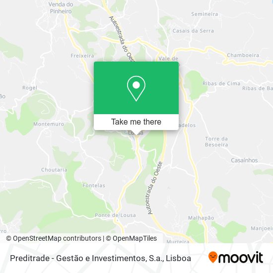 Preditrade - Gestão e Investimentos, S.a. mapa