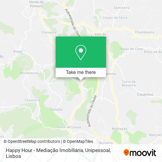 Happy Hour - Mediação Imobiliária, Unipessoal map