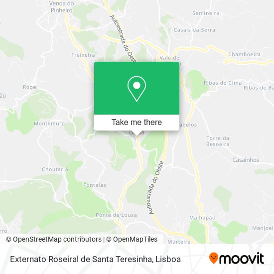 Externato Roseiral de Santa Teresinha mapa
