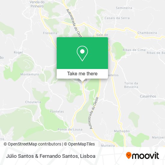 Júlio Santos & Fernando Santos map
