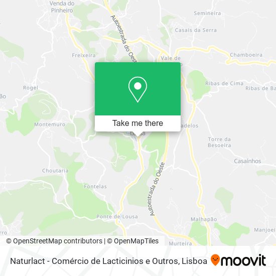 Naturlact - Comércio de Lacticinios e Outros mapa
